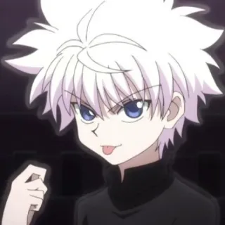 😜 Killua Zoldyck Hunter x Hunter アニメ, キルア, HUNTER×HUNTER, 少年, 舌 telegram sticker