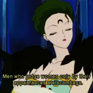 🙄 Men who judge women only by their appearances are scumbags. Sailor Moon, Anime, Feminisme, Bajingan, Penghakiman, Wanita whatsapp sticker