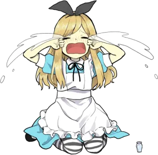 Pom's Alice ENG :: @line_stickers whatsapp stickers