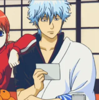 🧊 Gintoki Sakata Gintama Anime, Manga, Gintoki, Gintama, Personnage, Sakata telegram sticker
