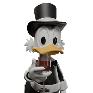 Scrooge @McDuck whatsapp stickers