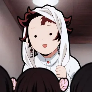🙂 Tanjiro Kamado Demon Slayer Anime, Demon Slayer, Tanjiro Kamado, Grappig, Chibi telegram sticker