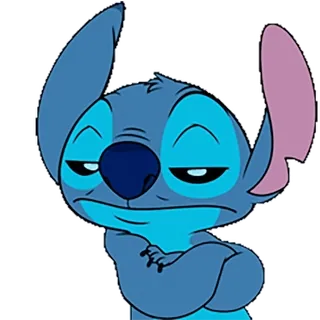 👎 Stitch Lilo & Stitch Hoạt hình, Dễ thương, Màu xanh dương, Người ngoài hành tinh, Disney telegram sticker