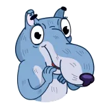 Comrade Wolf telegram stickers