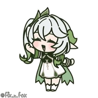 👋 Nahida Genshin Impact whatsapp sticker