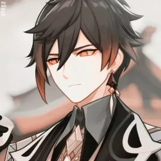 🤨 Zhongli Genshin Impact Аниме, Игра, Genshin Impact, Чжун Ли, Персонаж telegram sticker