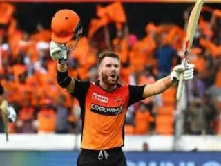 😀 cricket, sports, athlete, batsman, orange uniform, team, competition, game whatsapp sticker