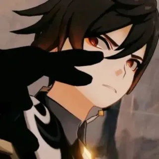 🍵 Zhongli Genshin Impact Anime, Gra wideo, Zhongli, Genshin Impact, Postać telegram sticker