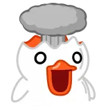 White Duck :: @stickers_chaos telegram stickers