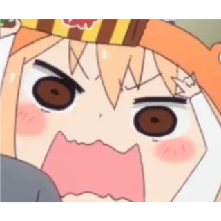 😡 Anime, Marah, Berteriak, Kartun, Kesal whatsapp sticker