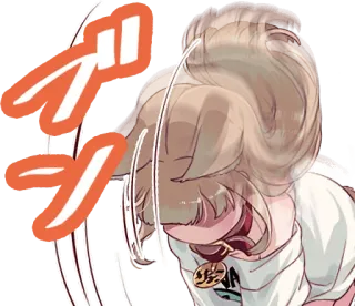 😨 ガン อนิเมะ, การ์ตูน, ผู้หญิง, เศร้า, อนิเมะผู้หญิง, เหนื่อย telegram sticker