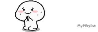 🙏 welpqing cartoon, character, humor, cute, offensive whatsapp sticker