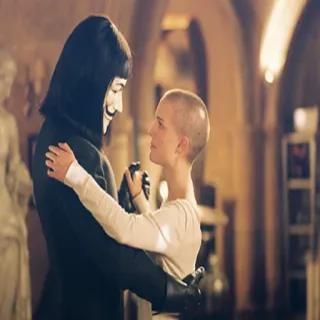 💑 V V for Vendetta V pour Vendetta, Film, Politique, Guy Fawkes, Manifestation, Résistance telegram sticker