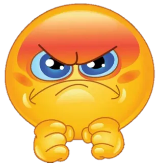 😡 Emoji, Marah, Kesal, Jengkel, Frustrasi telegram sticker