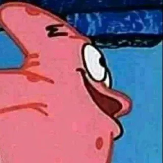 🤔 Patrick Star Spongebob Squarepants patrick, spongebob, cartoon, starfish whatsapp sticker