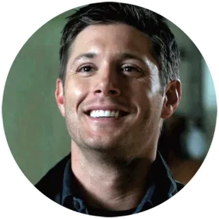 😊 Dean Winchester Supernatural tv, nadprzyrodzone, dean, winchester, potwór telegram sticker