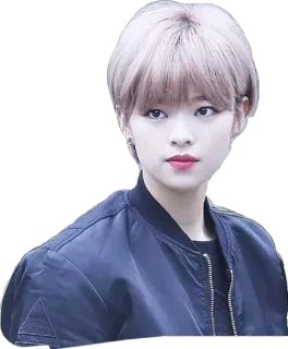 😎 donna, persona, ritratto, capelli, asiatica, coreana, stile telegram sticker