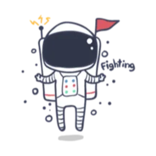 ⚔ astronauta, espaço, foguete, estrelas, espaço sideral, exploração telegram sticker