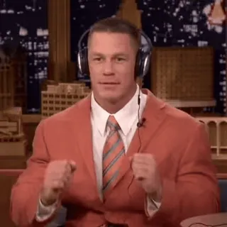 🎶 John Cena wrestler, attore, musicista, fitness, celebrità whatsapp sticker