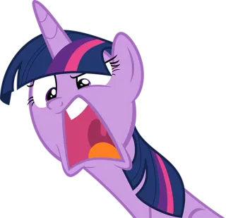 😤 Twilight Sparkle My Little Pony Cartoon, Pony, Twilight Sparkle, My Little Pony, Ausdruck, Wütend telegram sticker