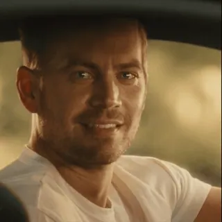 😁 Paul Walker celebrità, attore, ritratto, uomo, faccia whatsapp sticker