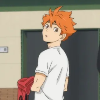 ☀️ Hinata Haikyuu!! anime, cartoon, boy, haikyuu, hinata, shoyo telegram sticker
