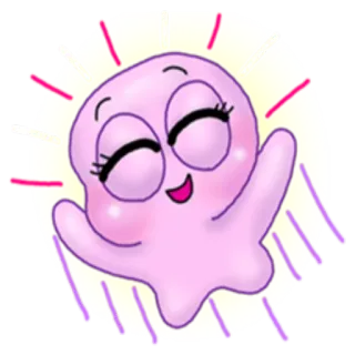 ☺️ mignon, dessin animé, autocollant, kawaii, joyeux telegram sticker