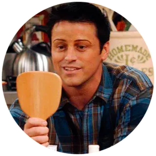 👦 Joey Tribbiani Friends Joey Tribbiani, Friends, Sitcom, TV Serie, Schauspieler, Comedy whatsapp sticker