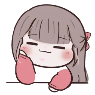 🍓 dễ thương, hoạt hình, cô gái, anime, kawaii whatsapp sticker
