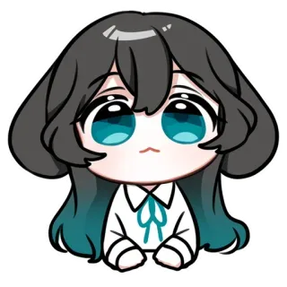 🍟 Anime, Chibi, Schattig, Manga, Cartoon, Personage, Kawaii telegram sticker