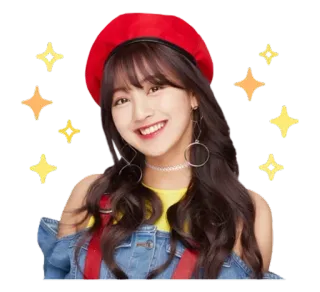 😊 kpop, garota, mulher, estrela, brilho, fofa, moda, boina whatsapp sticker
