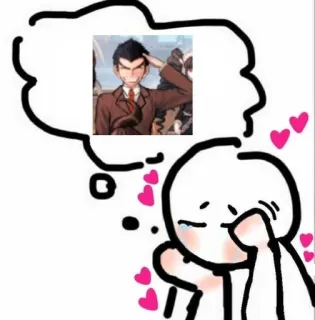 🌟 Mondo Oowada Danganronpa anime, danganronpa, personaggio, fanart, adesivo telegram sticker