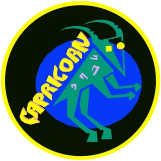 ♑️ CAPRICORN zodiaco, astrología, capricornio, horóscopo, signo telegram sticker