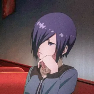 🌟 Touka Kirishima Tokyo Ghoul Anime, Touka, Tokyo Ghoul, Charakter, Mädchen whatsapp sticker