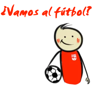 ⚽ futebol, desenho animado, esportes, desenho, soccer telegram sticker
