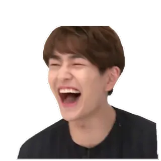 😁 rindo, homem, sorriso, feliz, alegria telegram sticker