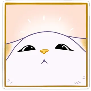 😊 kucing, hewan, imut, stiker, meme telegram sticker