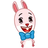 Bowtie Bunny | @Premium_Emojis_Telegram telegram emojis 😂