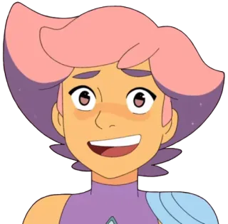 😃 Glimmer She-Ra and the Princesses of Power She-Ra, Glimmer, cartoon, animation, princess telegram sticker