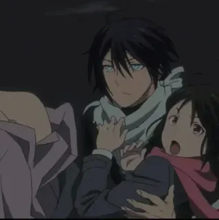 💎 Yato Noragami Anime, Charaktere, Animation, Noragami, Yato, Hält telegram sticker