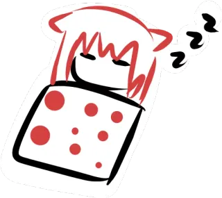 😴 ZZZ 잠, 졸린, 귀여운, 낮잠, 꿈, 토스트 telegram sticker