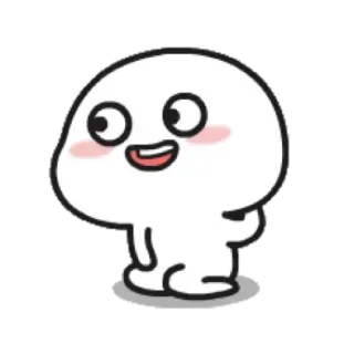 ☁ Dibujo animado, Mono, Personaje, Mancha, Amigable whatsapp sticker