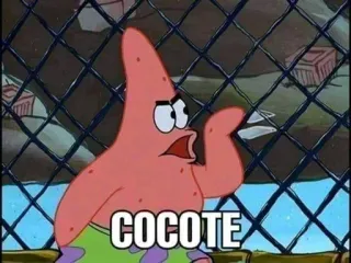 😠 Patrick Star Spongebob Squarepants COCOTE 派大星, 海绵宝宝, cocote, 卡通 whatsapp sticker