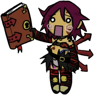😱 Cartone animato, Fantasy, Personaggio, Creatura, Mostro, Occulto, Magia telegram sticker