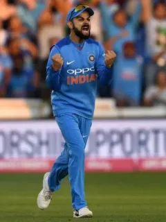 ❤️ Virat Kohli OPPO cricket, India, sports, athlete, celebration, Kohli telegram sticker