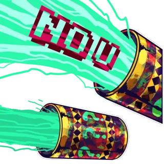🚫 NOO texto, palavra, não, pixel telegram sticker