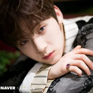 ☘ NAVER x Dispatch persona, hombre, retrato, kpop, celebridad, guapo, coreano telegram sticker