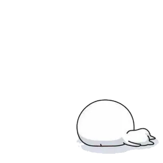 😞 blob, white, cartoon, cute, sad, lonely telegram sticker