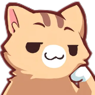 😏 кот, животное, милый, смешной telegram sticker