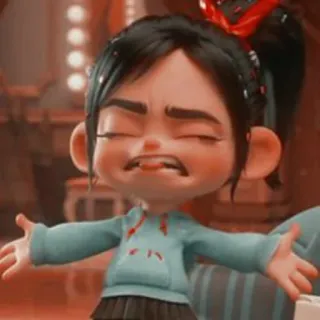✨ Vanellope Wreck-It Ralph Vanellope, Les Mondes de Ralph, Dessin animé, Personnage, Disney, Film telegram sticker